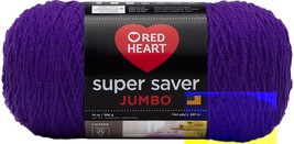 Red Heart Super Saver Jumbo Yarn Amethyst - £18.95 GBP