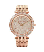 Michael Kors MK3439 Darci Ladies Rose Gold Glitz Stainless Chrono Watch ... - £99.84 GBP