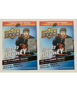 NEW 2 Upper Deck NHL 2021-22 Series One Hockey Trading Card BLASTER Box ... - £19.42 GBP