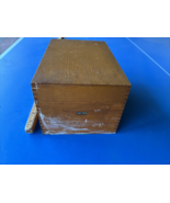 Vintage Globe-Wernicke 7410-C Oak Index Card File Box Adjustable 5.5&quot;x6.... - $94.77 CAD
