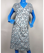 Athleta Nectar V-Neck Faux Wrap Dress Womens L 12 14 Stretch Printed Ath... - $36.66 CAD