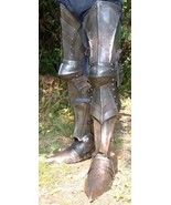 Mediaeval Steel Lord of the Witch King Rings Nazgul Leg armor cosplay Ha... - $317.89