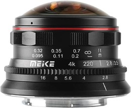 Meke Mk-3.5Mm F2.8 Ultra Wide Circular Fisheye Lens For Olympus Panasonic Lumix - £145.45 GBP