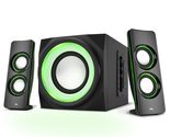 Cyber Acoustics CA-SP34BT Bluetooth Speakers with LED Lights  The Perfe... - £71.52 GBP