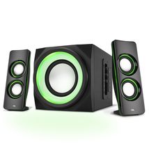 Cyber Acoustics CA-SP34BT Bluetooth Speakers with LED Lights  The Perfe... - £70.94 GBP