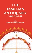 The Tamilian Antiquary Vol. I, No. Ii - £19.61 GBP