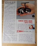 Original Vintage Ad Garcia Dual Sided Mitchell 408 Reel 1960&#39;s - £6.74 GBP