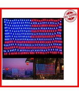 Waterproof 420 LED American Flag Light - Perfect for Independence Day - $56.46 CAD