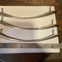 Lot 3 Stainless Steel 11” Long Handles Draw Pulls Mount Holes 8.75” Apart - $42.22 CAD