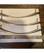 Lot 3 Stainless Steel 11” Long Handles Draw Pulls Mount Holes 8.75” Apart - $42.22 CAD