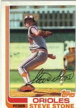 1982 Topps Steve Stone Baltimore Orioles #419 Baseball Card - £1.54 GBP