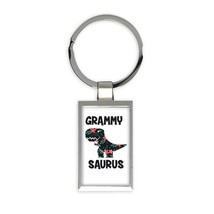 GRAMMY Saurus : Gift Keychain Birthday Dinosaur T Rex cute Family Grandma Grandm - £6.28 GBP