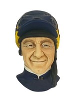 Bosson Chalkware Legend Face Figurine England Wall Bust Box 1990 Jockey RARE BC5 - £97.34 GBP