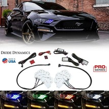 RGBWA LED Multi-Color Changing Headlight Accent DRL Set For 2018-19 Ford Mustang - £179.41 GBP