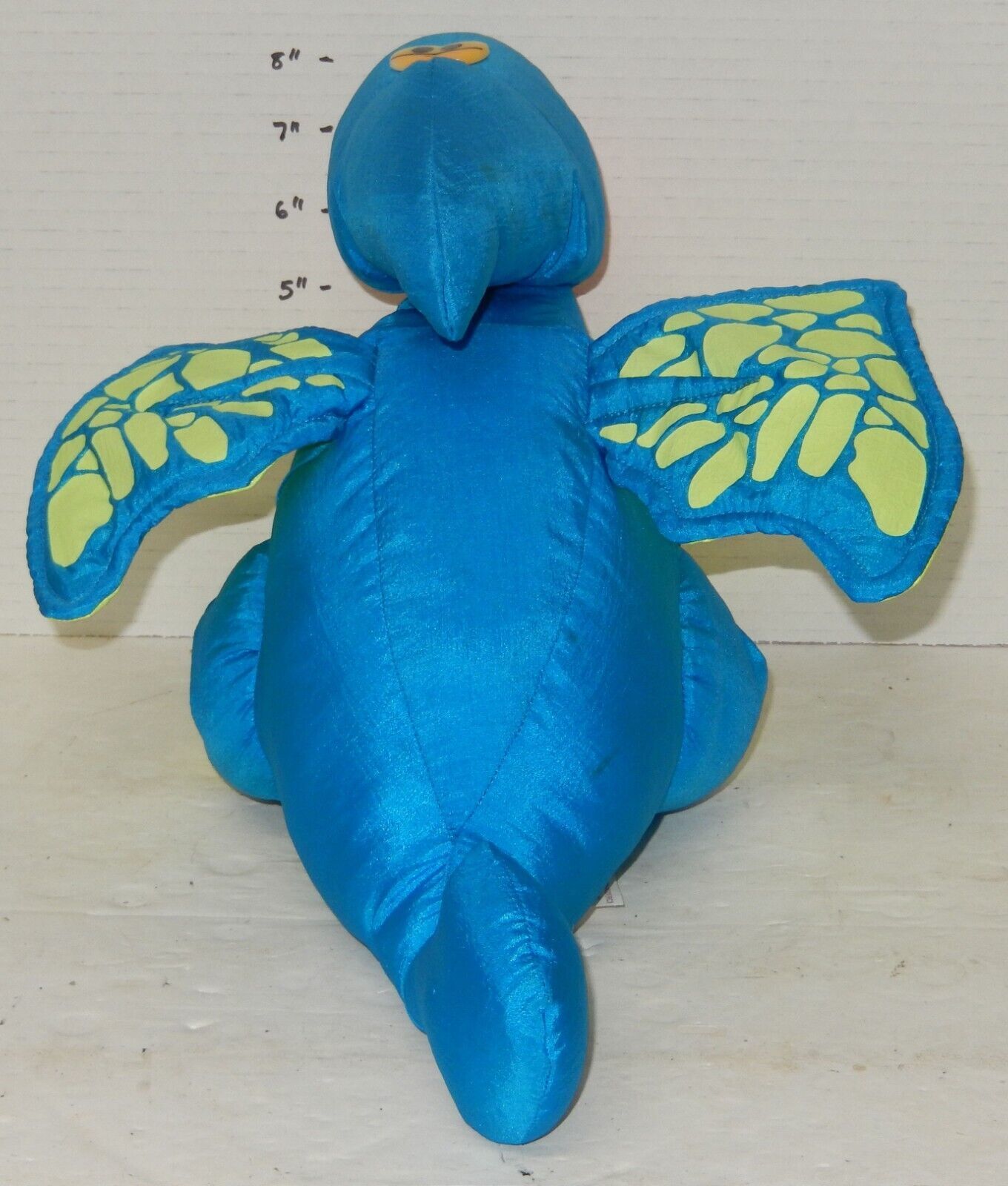 Vintage 1992 Fisher Price Puffalump Dino-Roars Blue Nylon Pterodactyl ...