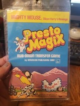 1980 Presto Magix - Rub Down Transfer Game Mighty Mouse VERY RARE! HTF - £19.18 GBP