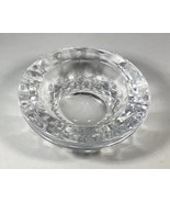 RARE Vintage Waterford 3.5” Crystal Glass Ash Tray Ashtray Waffle Patter... - $33.85 CAD