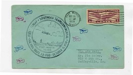 Southern Transcontinental 1930 1st Flight Air Mail Cover AM 33 Fort Wort... - £7.77 GBP