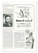 Print Ad Fleishmann&#39;s Gin Tightrope Walkers Vintage 1937 3/4-Page Advertisement - £9.65 GBP