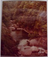 Vintage AStream At The Flume Franconia Notch Nova Scotia Canada 1984 Col... - $1.99