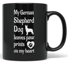 PixiDoodle I Love German Shepherd Dogs - Dog Lovers Coffee Mug (11 oz, Black) - £20.38 GBP+