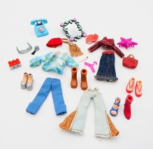Lil Bratz Mini Doll Clothes Accessory Set Replacement Lot Clothes Feet Purse MGA - $18.99