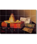 William Harnett Still Life Painting Ceramic Tile Mural BTZ04101 - $328.24 CAD+
