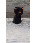 TY Halloween Beanie Baby FRIGHTS the Black Cat 4&quot; Plush Mini - £7.31 GBP