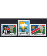 Namibia SWA 659-661 MNH Pres. Sam Nujoma Maps Flags Birds ZAYIX 0424S0156M - £1.71 GBP