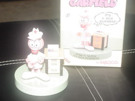 Enesco Garfield Arlene Figurine Being A Nurse Is Sick Business Mint W/Box 1980 - £27.24 GBP