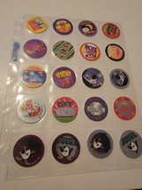 Lot Of 20 Vintage POGs Del Taco Mighty Ducks Macho Shut Up Coke Polar Be... - $24.26