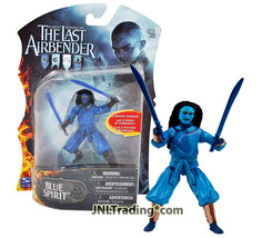 Year 2010 Avatar The Last Airbender Movie 4 Inch Figure BLUE SPIRIT with Swords - £31.26 GBP