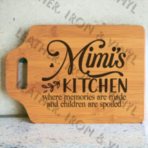 Laser Engraved Wood Charcuterie Board Funny Quote - Mimi&#39;s Kitchen... - £15.04 GBP