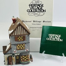 Department 56 Poulterer 5926-9 Dickens Village Heritage 1988 With Box &amp; ... - £22.82 GBP
