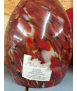Portfolio 7.25&quot; x 4.75&quot; Red Inferno Glass Shade - €17,06 EUR