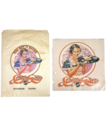 Licorice Pizza 2 Vtg Logo Bag + Record Flat For Crate SoCal Indie Vinyl ... - $43.38