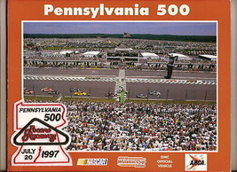 1997 pennsylvania 500 program Dale Jarrett Win - £26.31 GBP