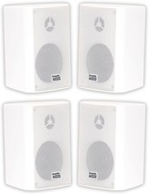 Acoustic Audio AA351W Indoor Outdoor 2 Way Speakers 1000 Watt White 2 Pair, 2Pr - £79.92 GBP