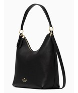 Kate Spade Zippy Large Shoulder Bag Black Leather K8140 NWT $449 Retail Price - £140.21 GBP