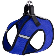 Boston Nylon Mesh Step-In Harness with removable patch Royal Blue 27&quot; to 31&quot; - £22.75 GBP