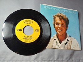 Bobby Vinton Sealed with A Kiss 45 RPM Record &amp; Picture Sleeve EX - £9.34 GBP