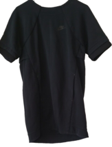 Nike Womens Sportswear Swoosh Dress Black Small Cotton Blend Short Sleeve Active - £22.72 GBP