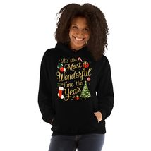 Christmas Trees It&#39;s the Most Wonderful Time of the Year Unisex Hoodie B... - £28.71 GBP+