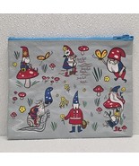 Primitives by Kathy Gnome Mushroom Snail Butterfly Zip Pouch Bag 9.5&quot; x ... - $180.21 MXN