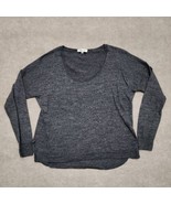 Madewell Southstar Merino Wool Blend Sweater Top Womens M Gray Long Sleeve - £17.02 GBP