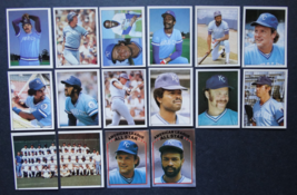 1981 Topps Album Stickers Kansas City Royals Team Set of 16 Baseball Cards - £4.72 GBP