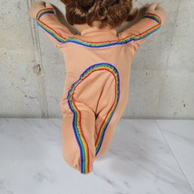 Cabbage Patch Kids Boy Girl Doll CPK tan Poseable Rainbow Outfit Clothes vtg - £13.91 GBP