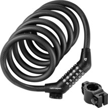 Retrospec Grizzly Plus Cable Bike Combination Lock Combo: A, Theft Cable... - $38.93