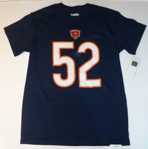  NFL Men&#39;s Chicago Bears Mack Team  Short Sleeve T-Shirt Size S ,L or XL NWT - £10.16 GBP