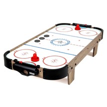 GoSports 40 Inch Table Top Air Hockey Game for Kids - Black or Oak - $111.99